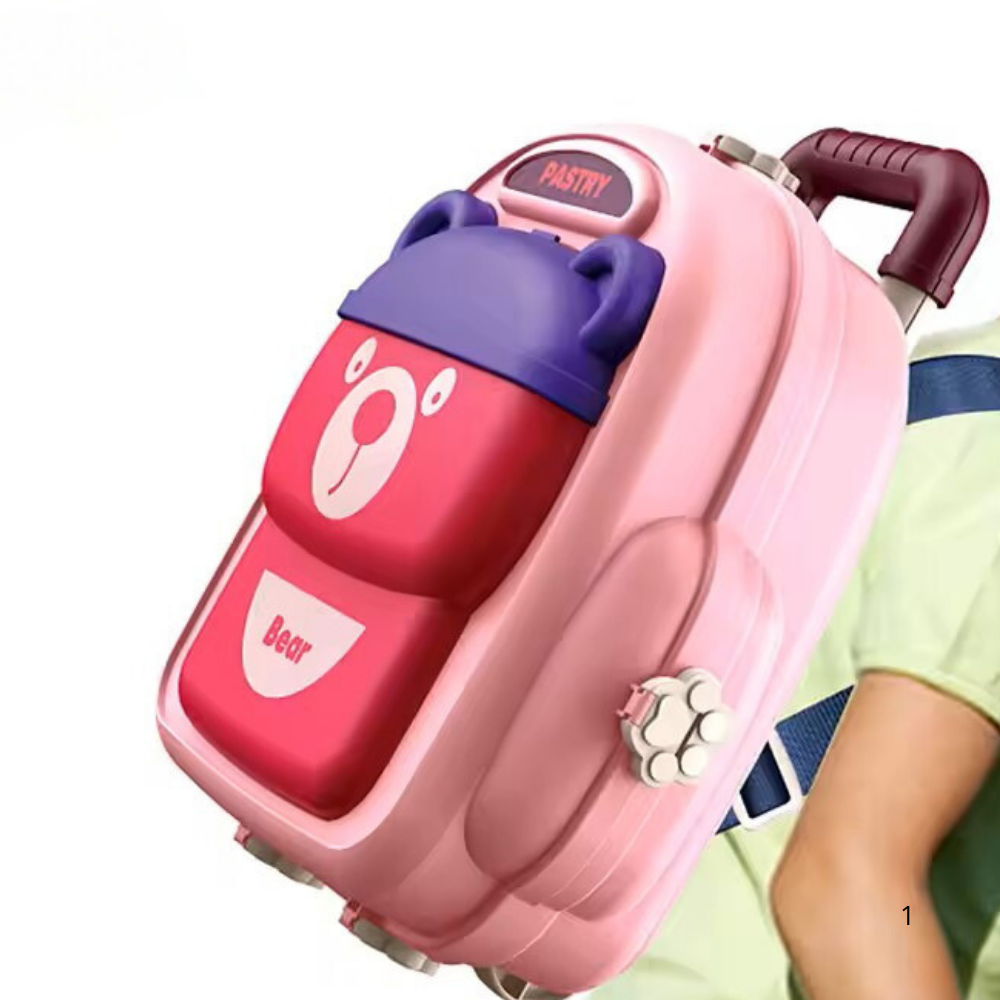 3-in-1 Pastry Play Set Backpack – DIY School Bag Bakery  Toy (29 pcs)