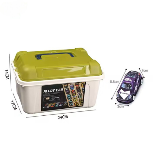 70PCS Alloy Pull-Back Mini Cars – 47 Styles in Storage Box