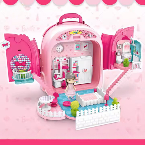 Makeup 3 an 1 back pack Beauty set toy games toys for girl