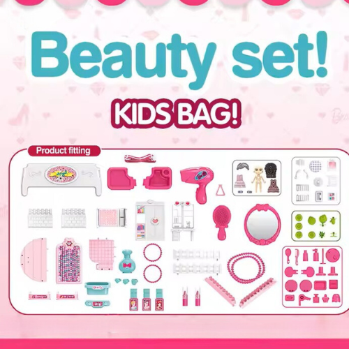 Makeup 3 an 1 back pack Beauty set toy games toys for girl
