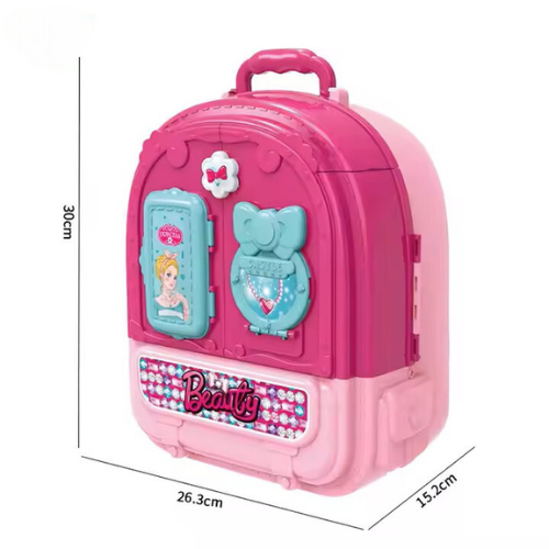 Makeup 3 an 1 back pack Beauty set toy games toys for girl