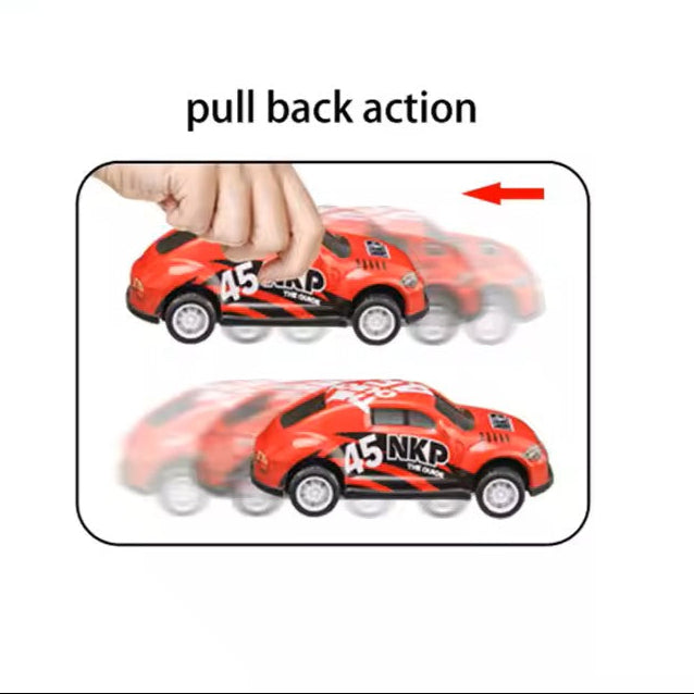 70PCS Alloy Pull-Back Mini Cars – 47 Styles in Storage Box