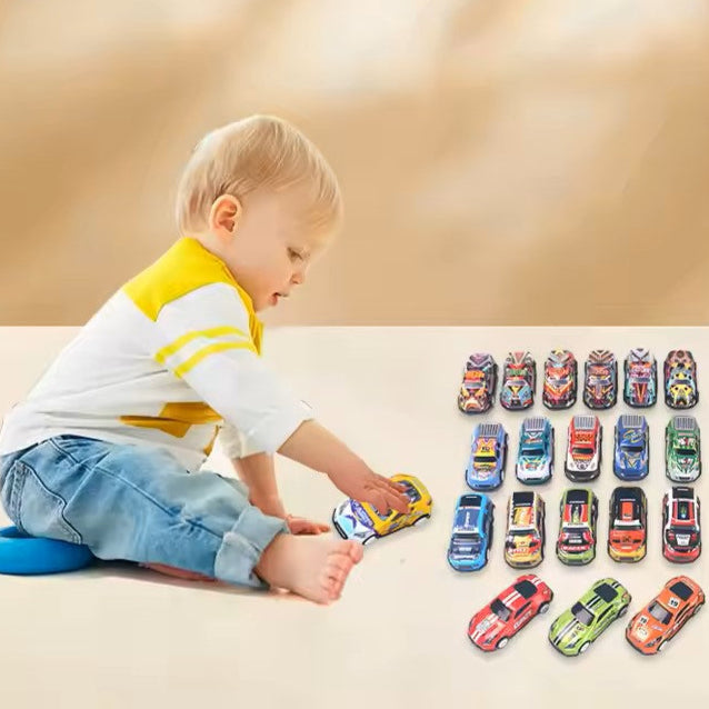 70PCS Alloy Pull-Back Mini Cars – 47 Styles in Storage Box